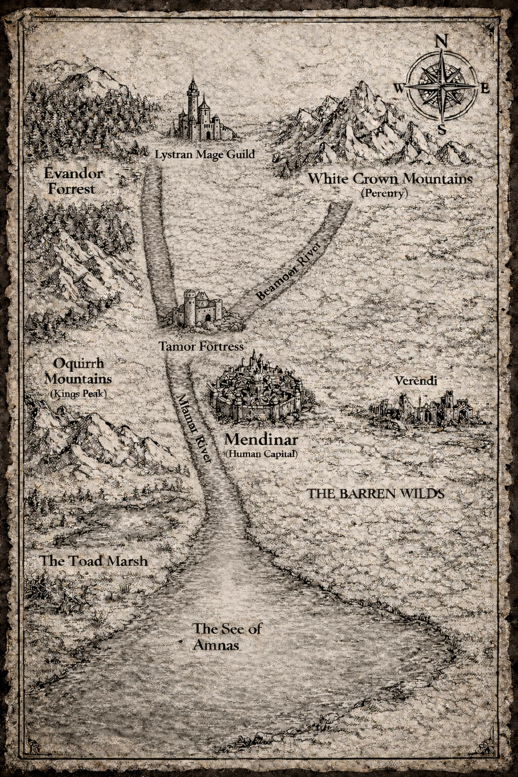Map of A'orth