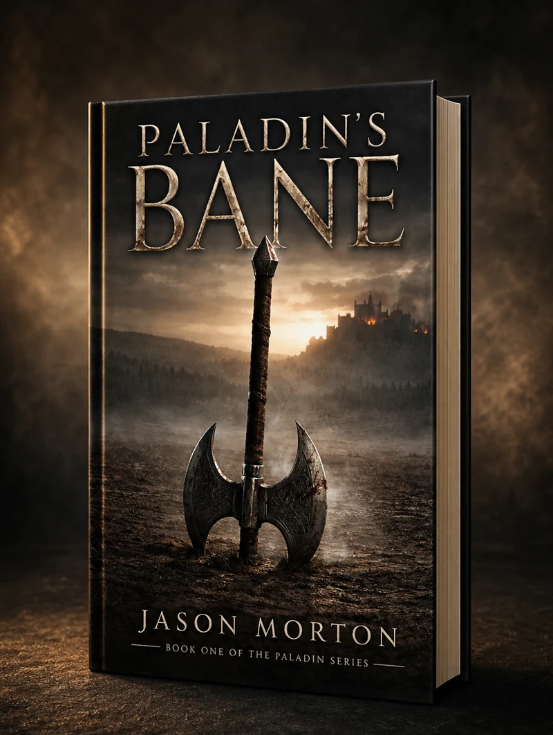 Paladin's Bane by Jason Morton shown as a hardcover book